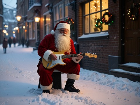Santa, christmas achtergronden