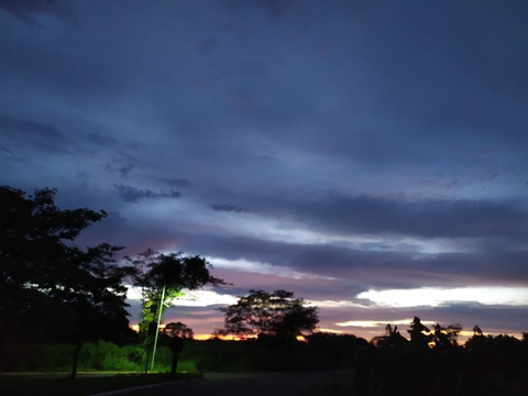 sol de manhã