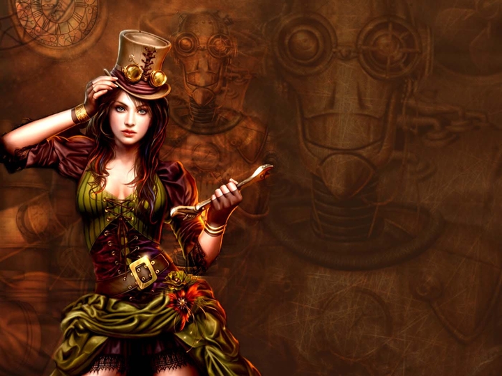 Victorian style girl