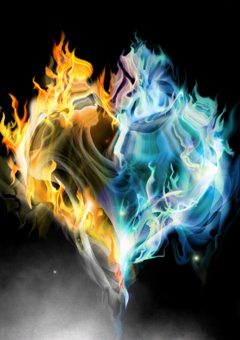 Heart.. fire and Hice