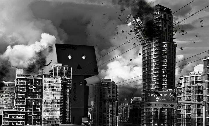 destruyendo la ciudad