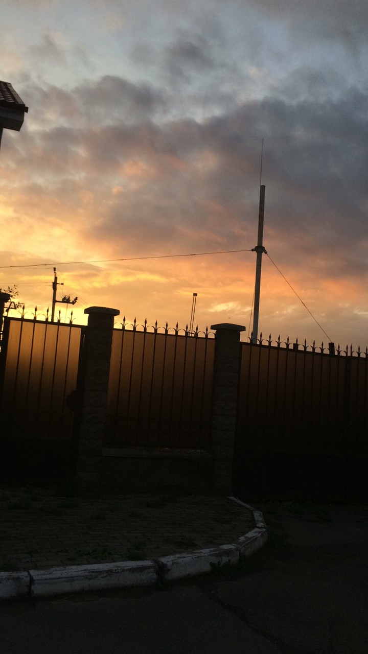 #sunset #walk #goodevening #pinksky