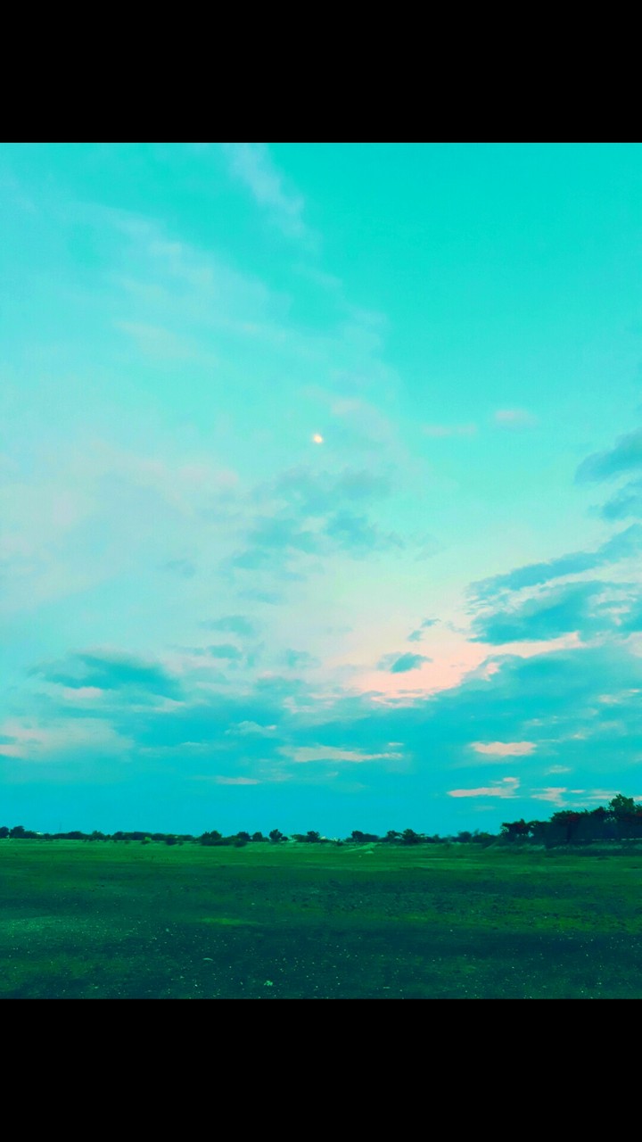 saw the moon