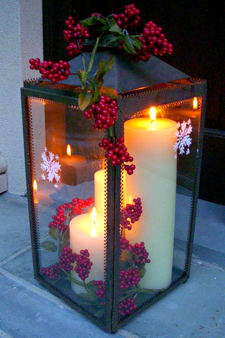 Lucerne with a candle