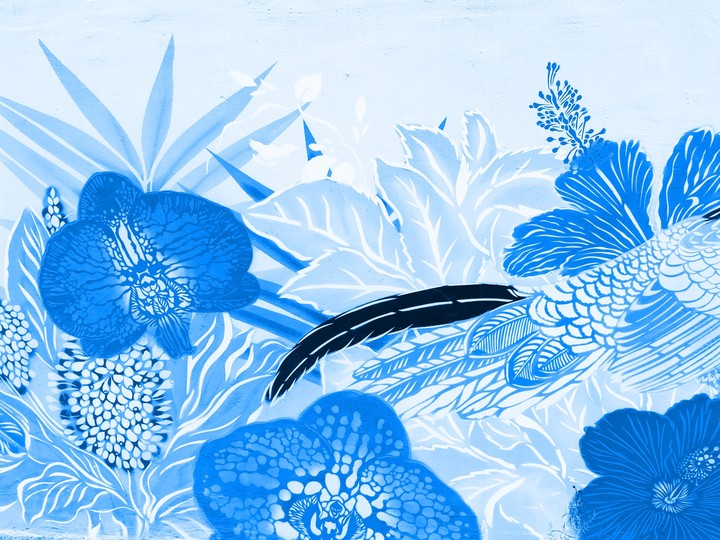 Blue Wall art