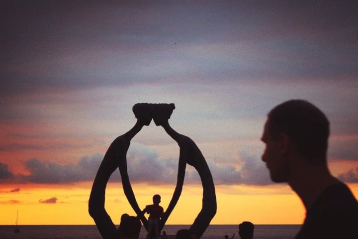 sunset in Batumi