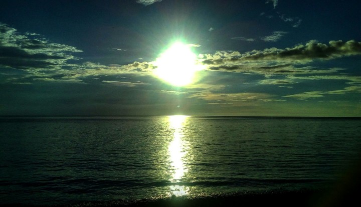 Candle sunset