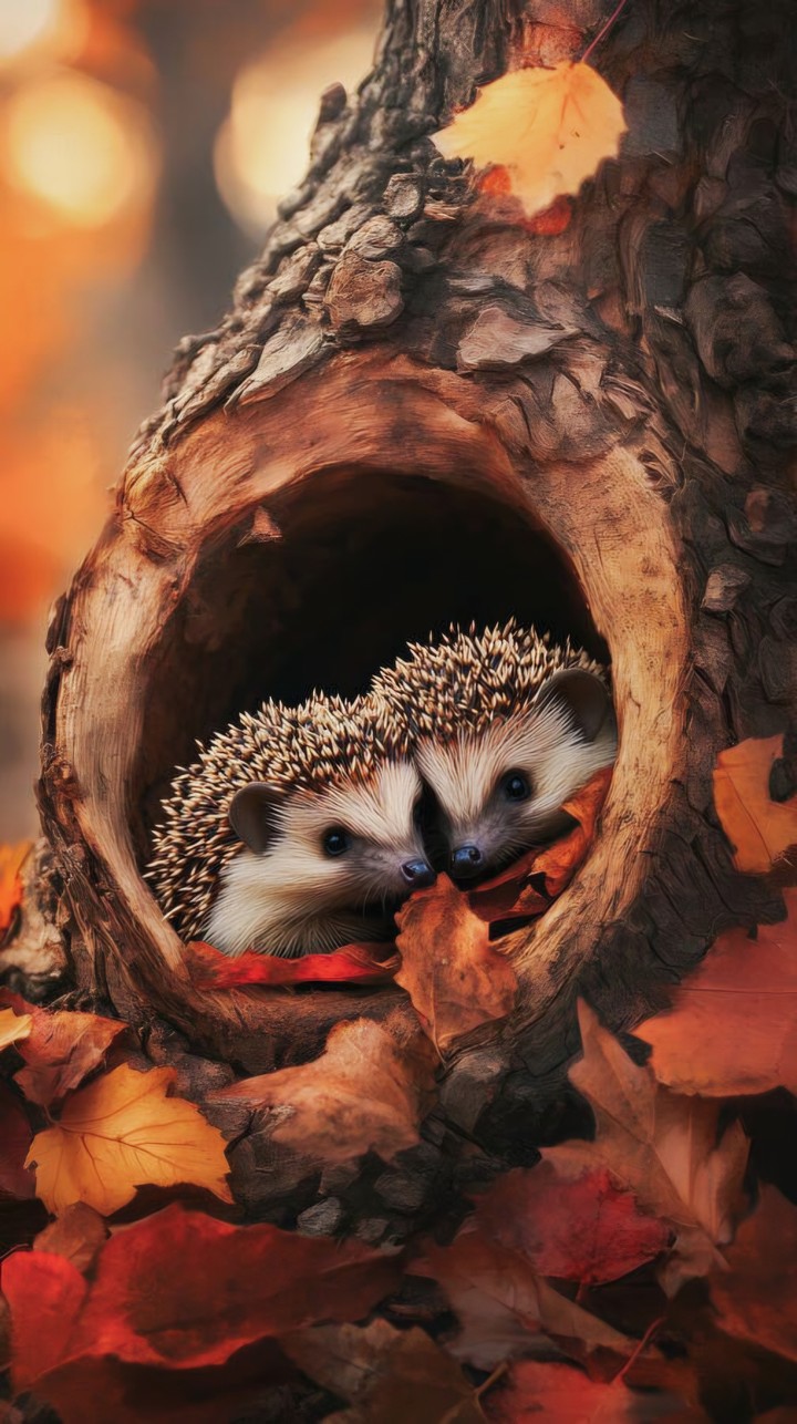 COUPLE OF HEDGEHOGS