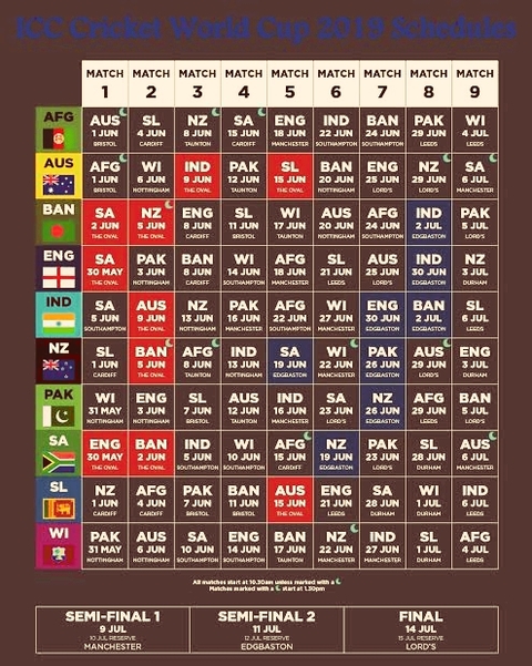 schedule