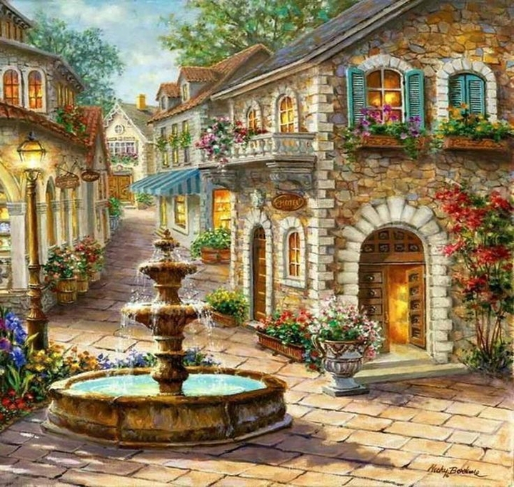 fountain ❤️kašna
