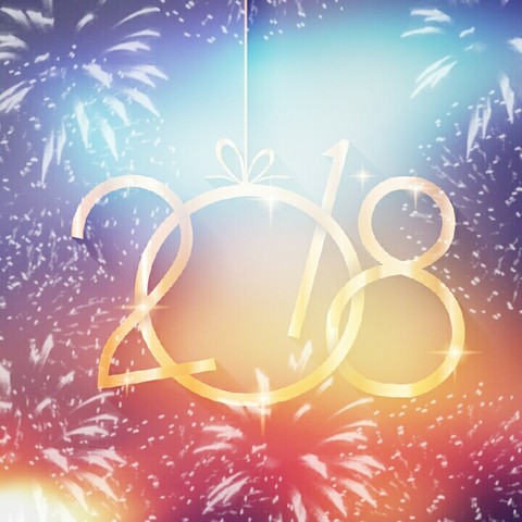 happy new year 2018 Advance
