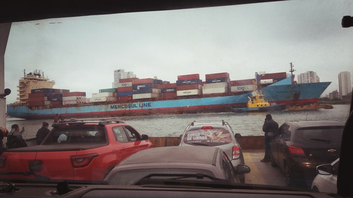 travessia da balsa