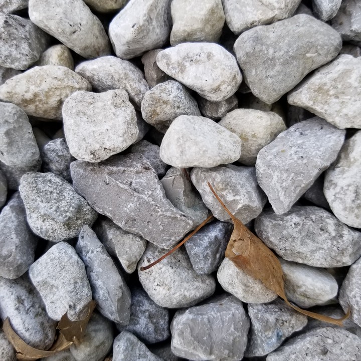 Rocks in the driveway