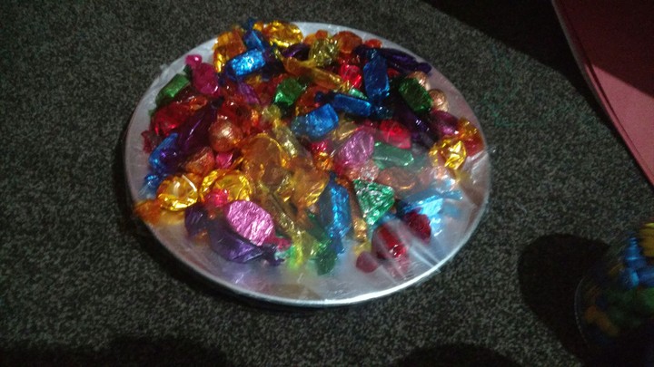 Colourful sweets