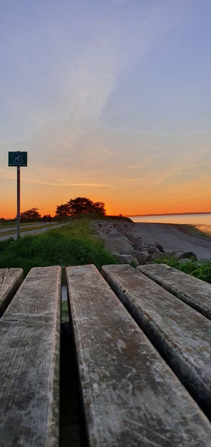 Pärchen im Sonnenuntergang
