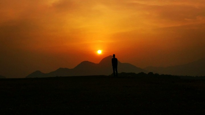 sun set