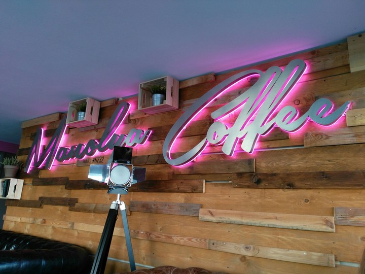 neon writing
