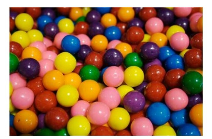 Colorful balls.