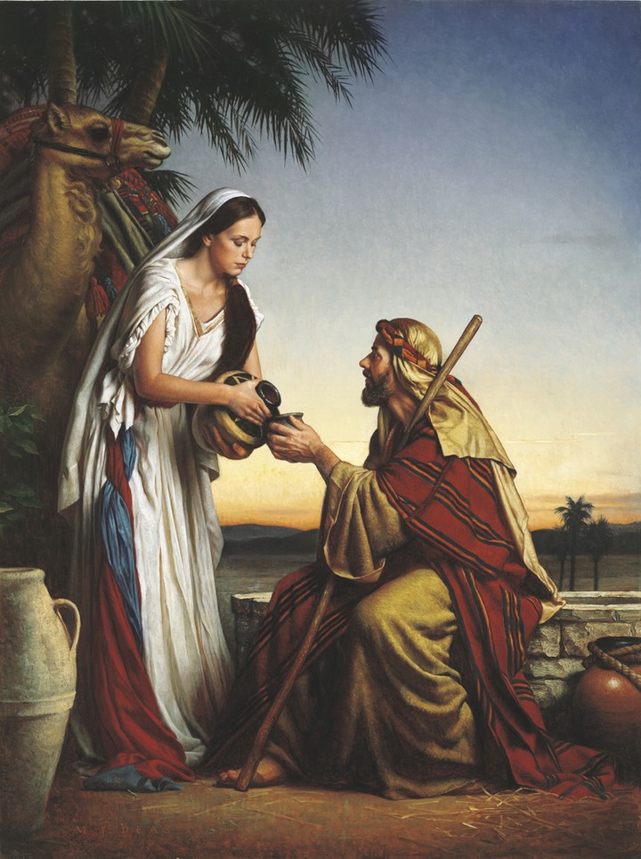 Rebeca y el siervo de Abraham. Gen 24:12_20
