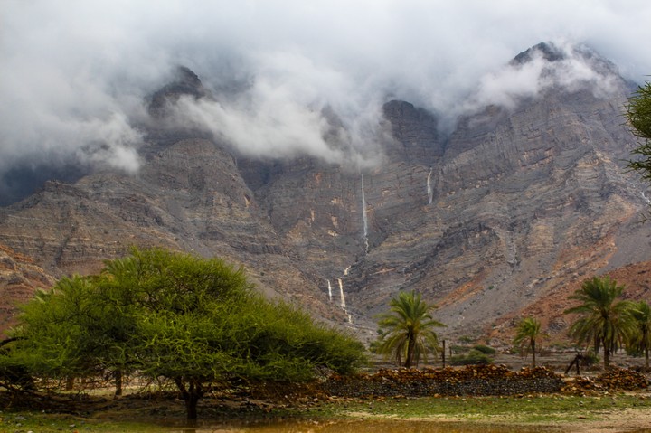 Mountain in Winter @bukha oman