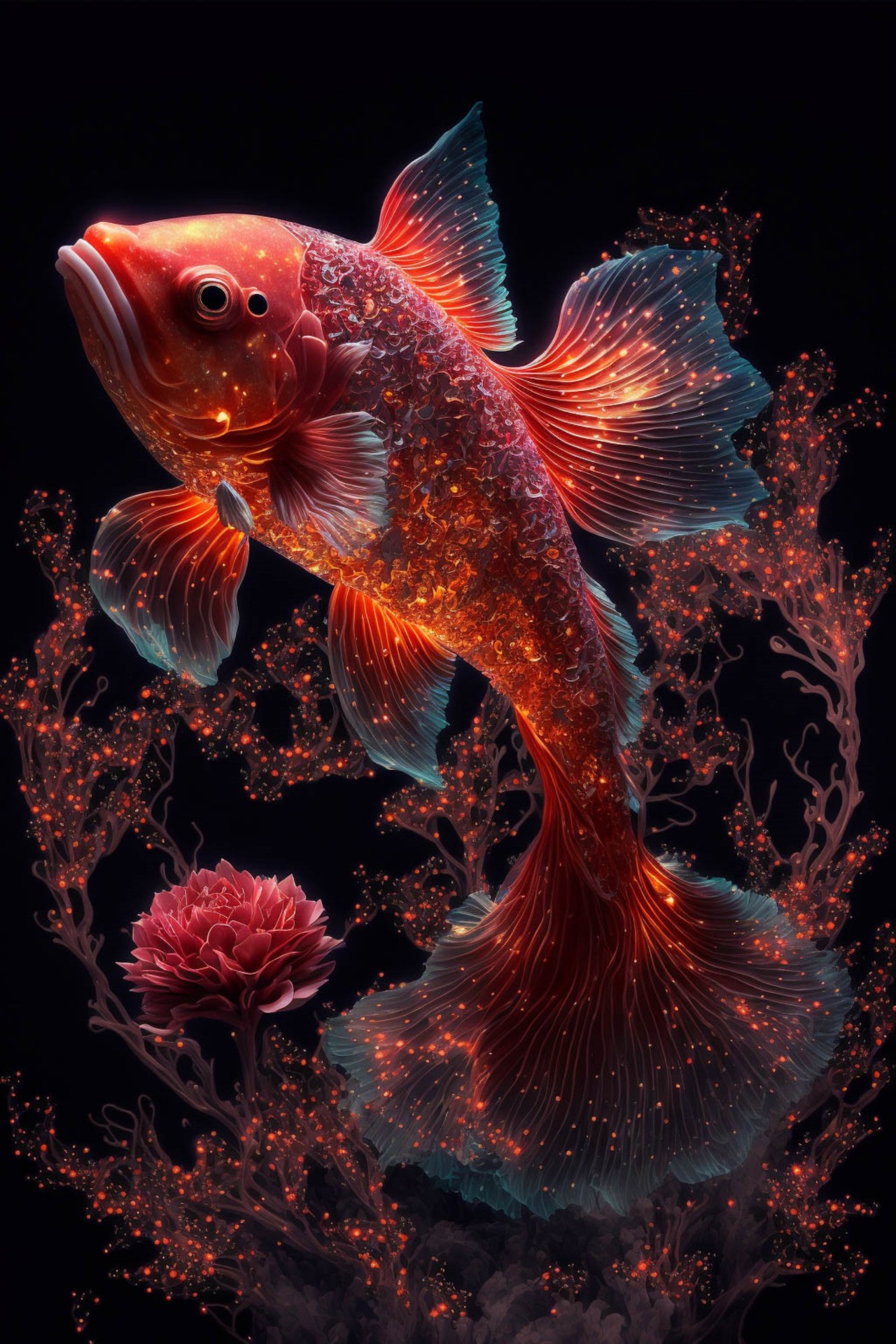sfondi red, Fish