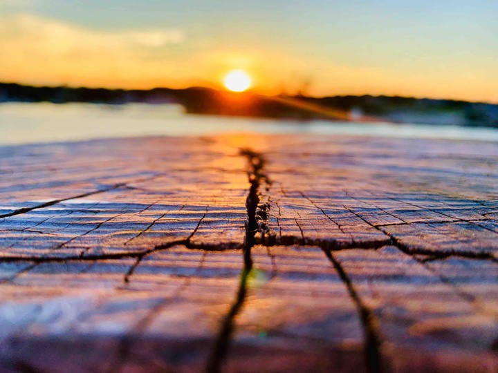 sunset by the beach