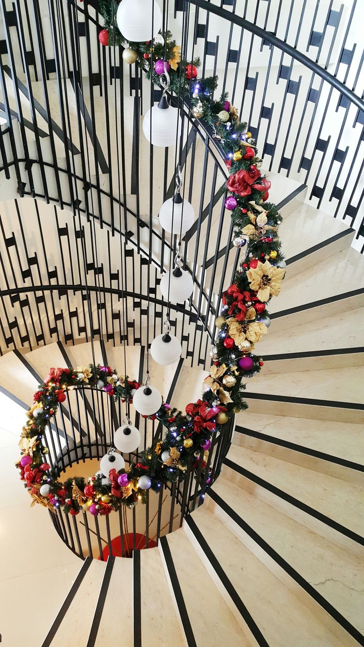 christmas stairs