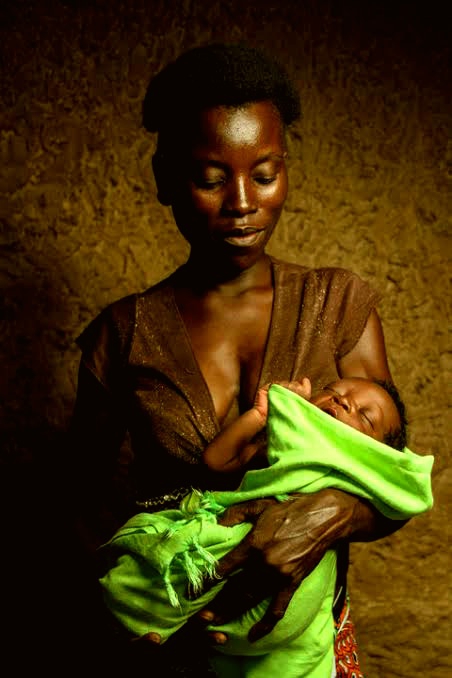 paradise of d child under d feet of d mother, d first touch