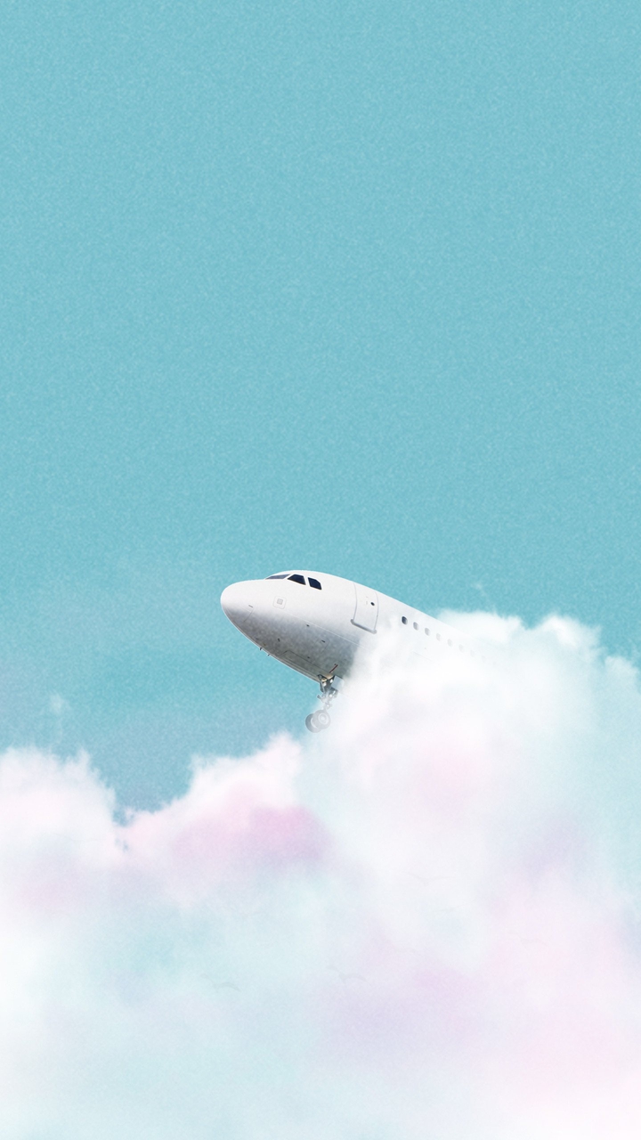 Clouds & A Plane