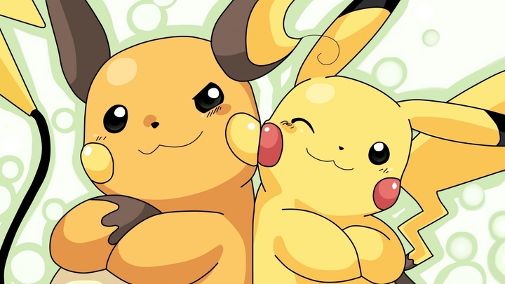Pikachu and Raichu