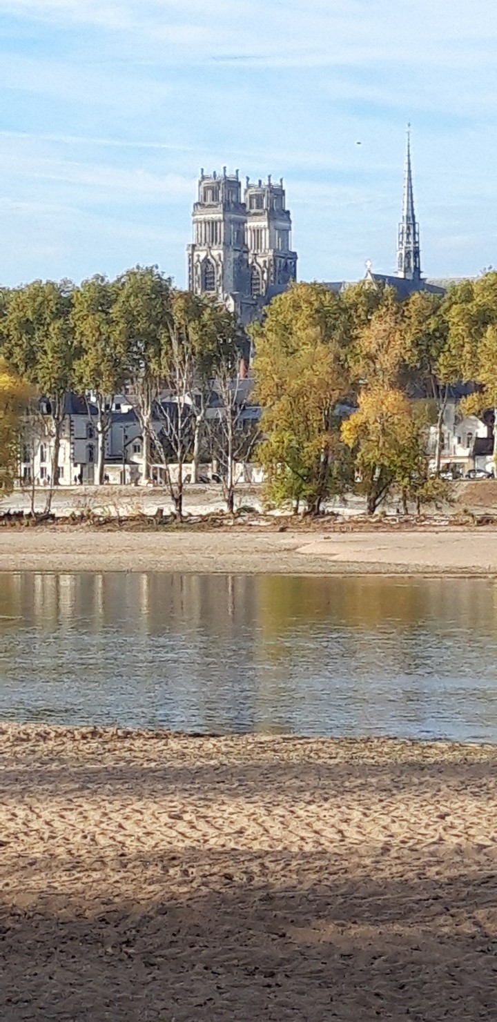Orléans vue de La Loire