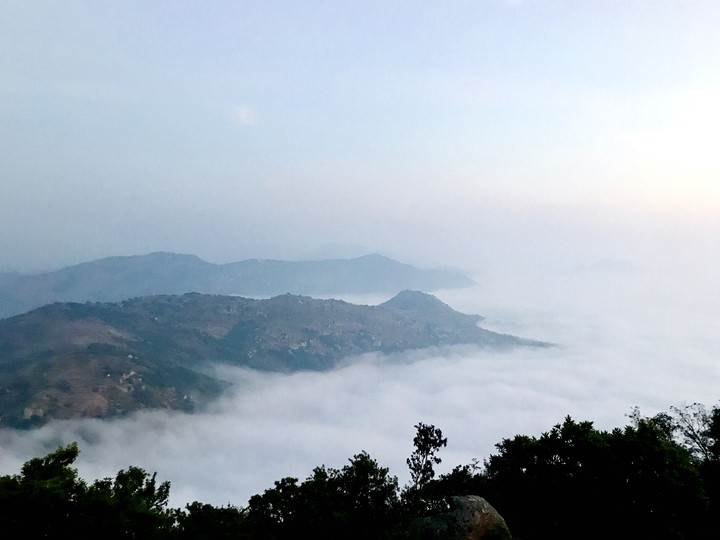 above the clouds