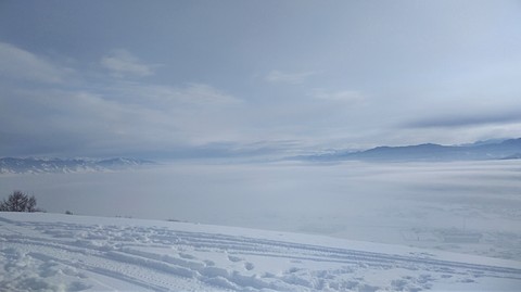 Winter in the mountains
