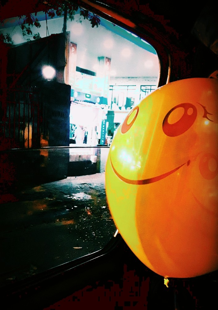 happy passenger