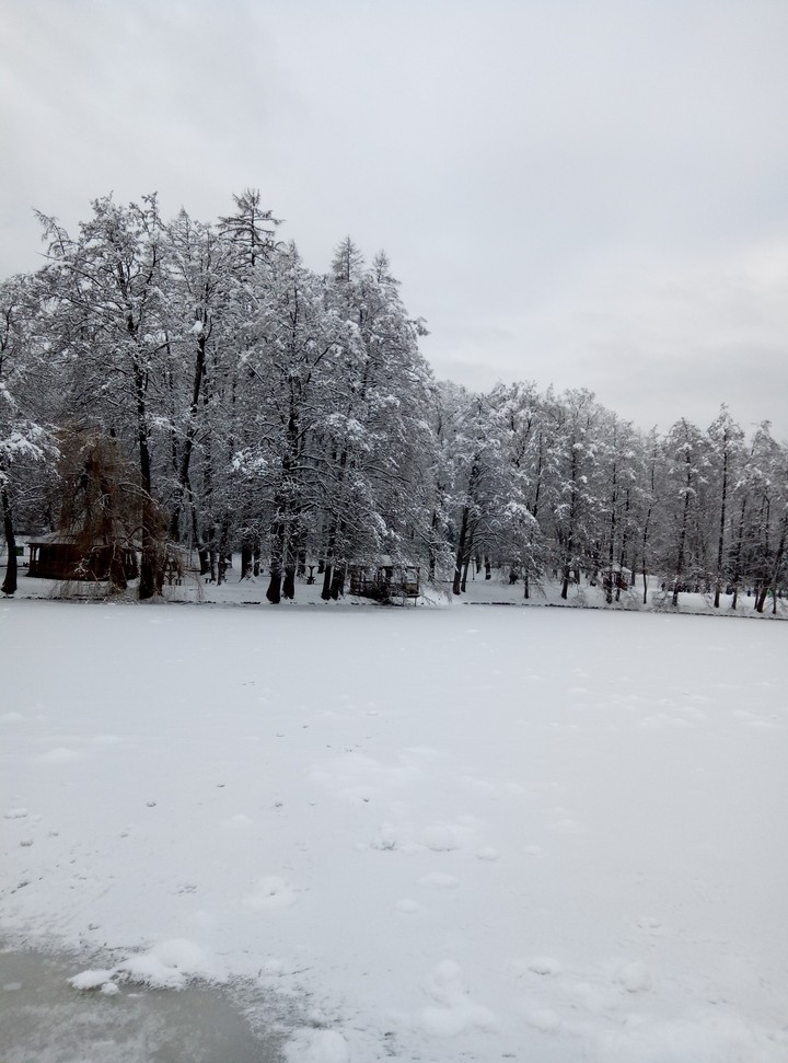 зимнее озеро