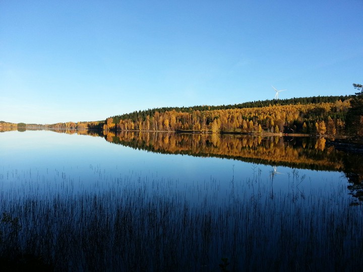 Lake Dormen in Dalarna, Sweden