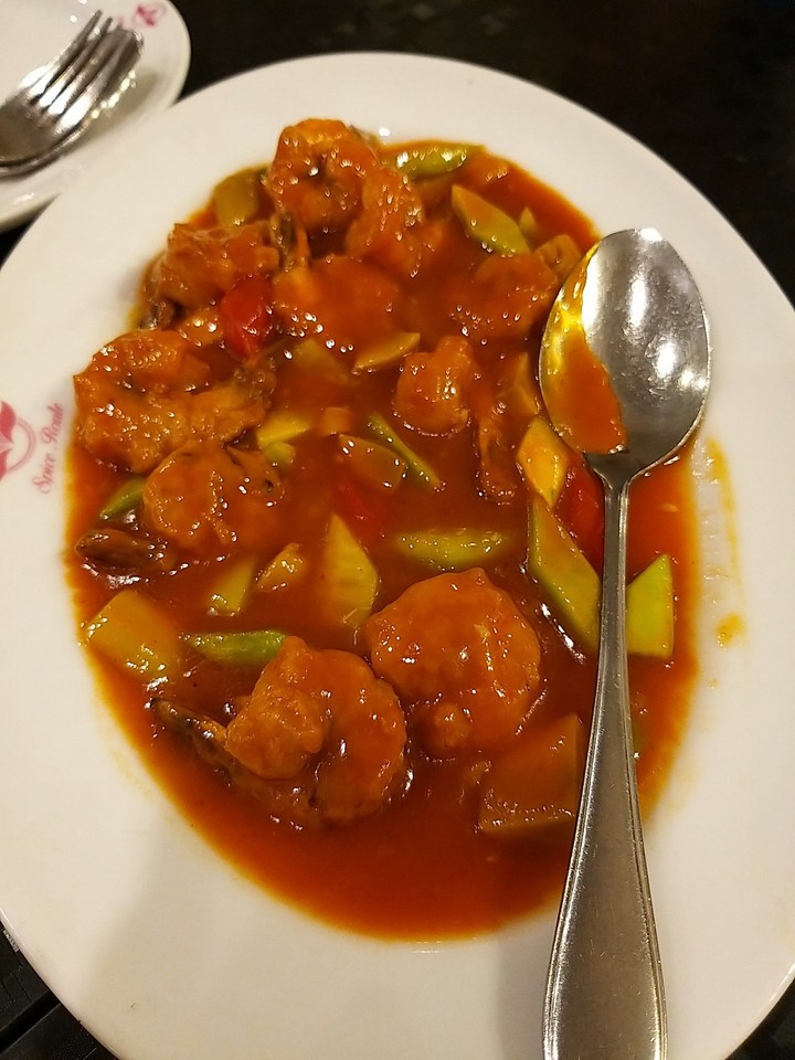 sweet & sour prawn ?