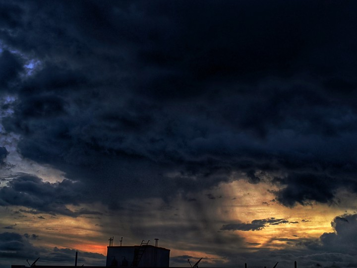 dark clouds