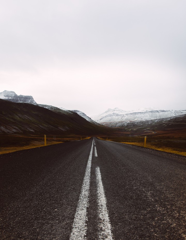 On the roadway