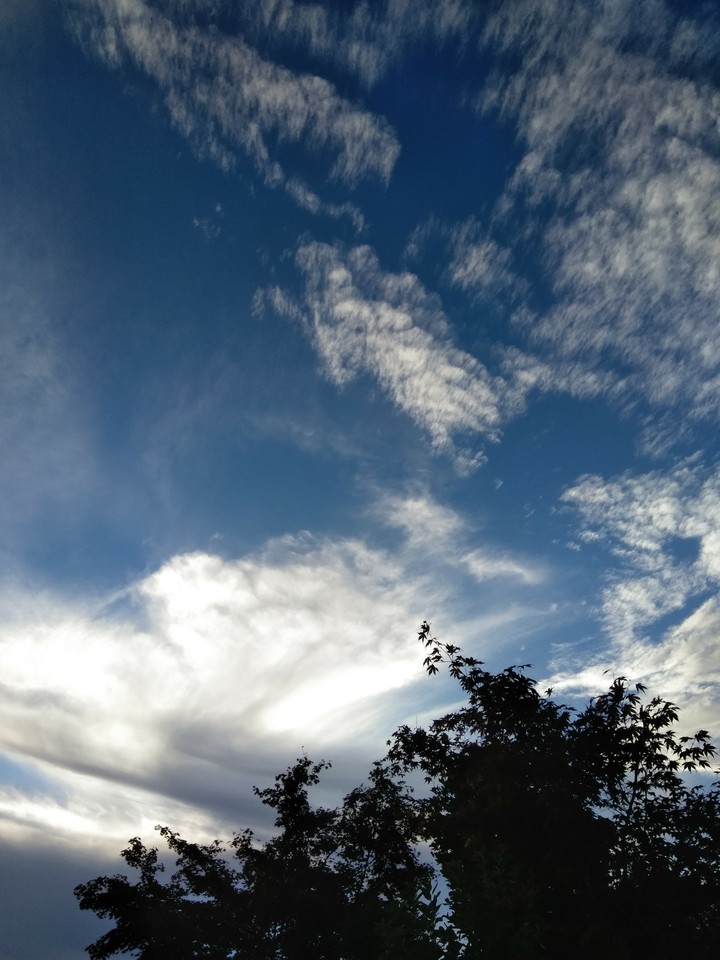 beautiful blue sky