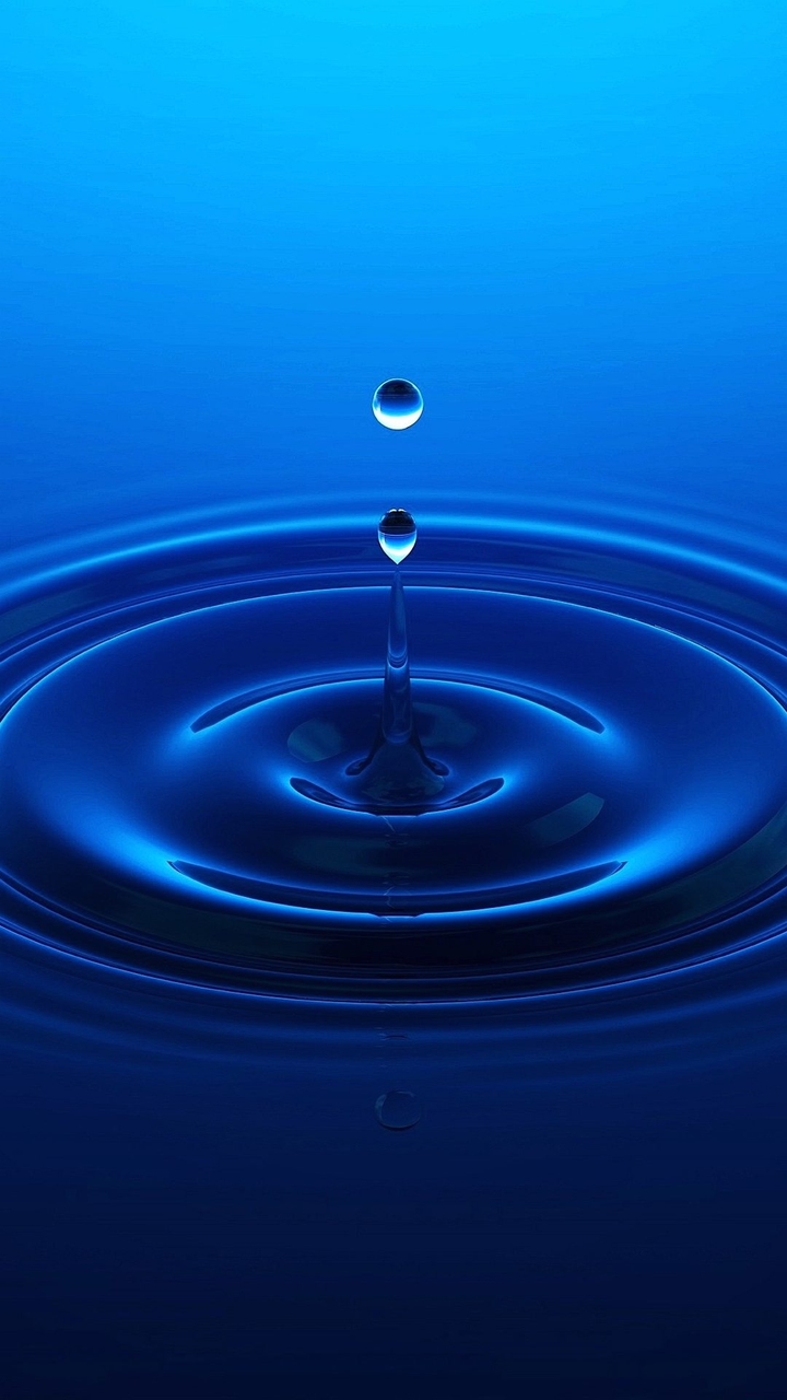 Blue Water Drop