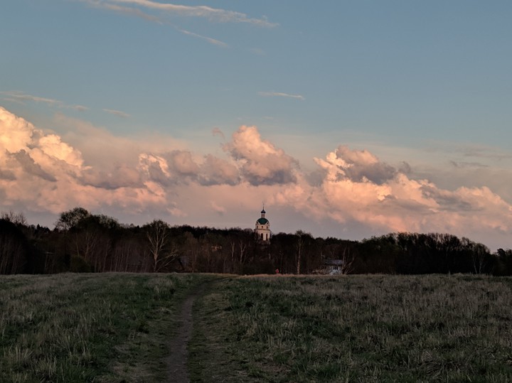церковь+закат