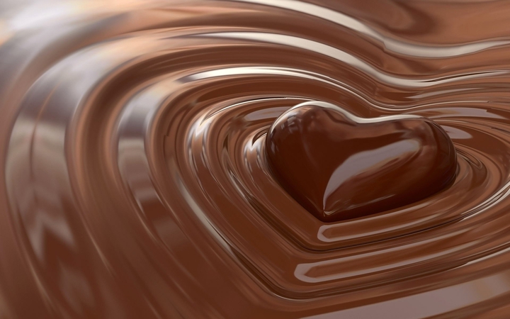 heart chocolate