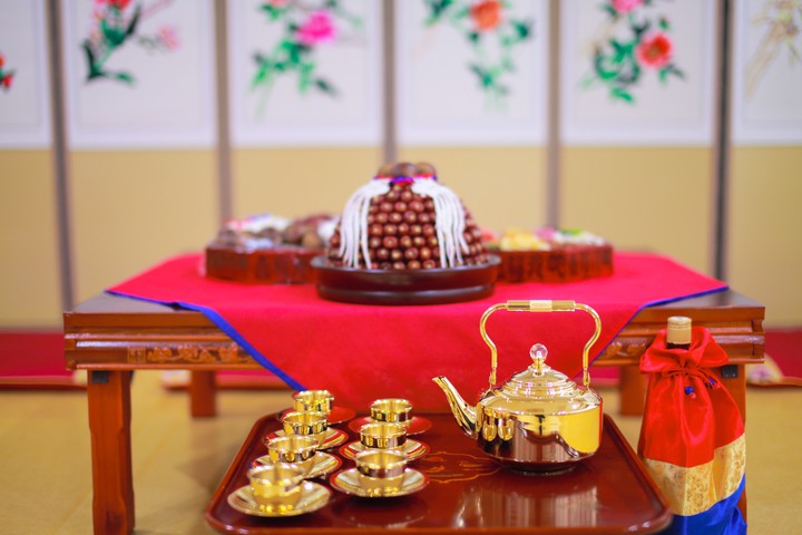 폐백   korean traditional wedding ceremony
