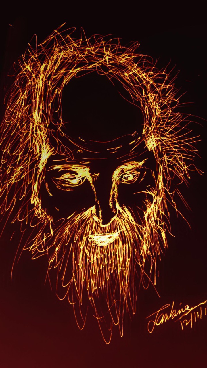 Neon man