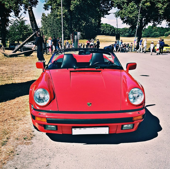 Red Porsche