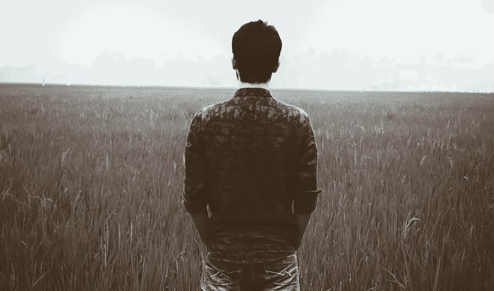 Alone boy hd background