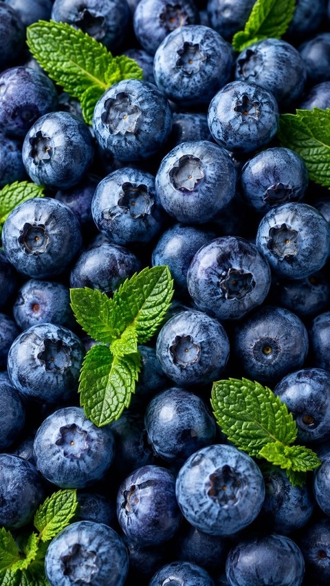 ταπετσαρίες blueberry, blue
