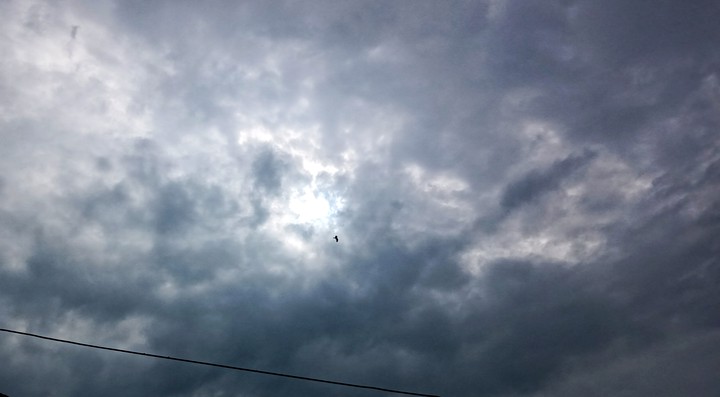 Alone in clouds
