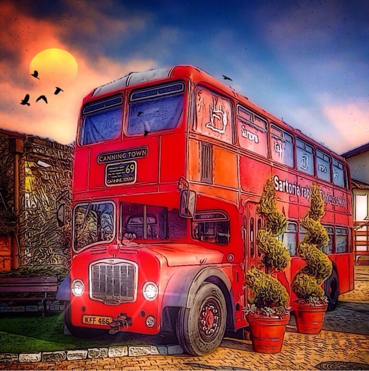 Red bus